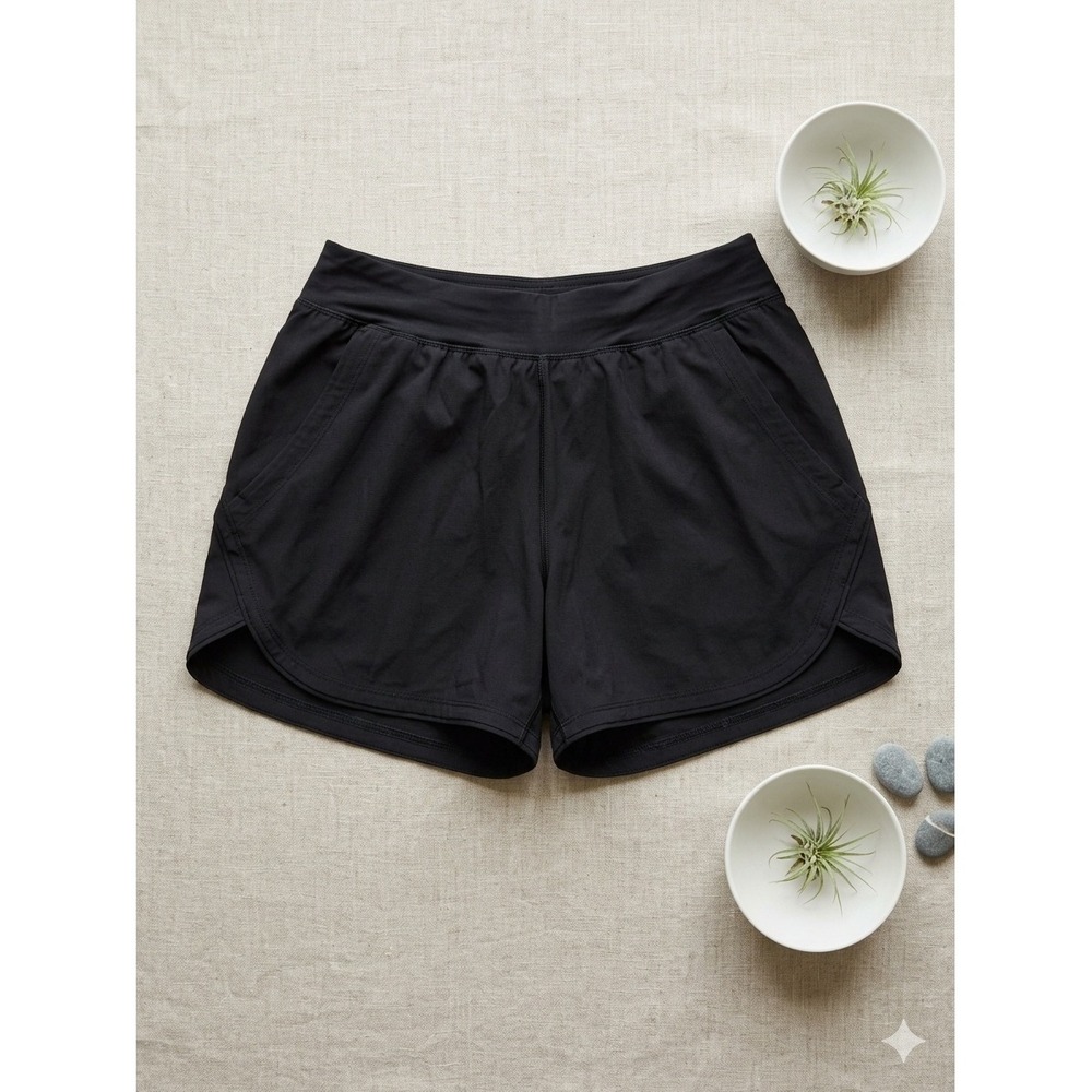 Women’s Black Active Shorts - Lightweight Performance